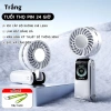 Quạt Năng Lượng Mặt Trời Mini Gập 4.000mAh Turbo Jet - Cầm Tay, Sạc Lại, Gió Mạnh 189.000 2