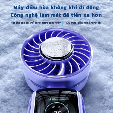 Quạt Năng Lượng Mặt Trời Mini Gập 4.000mAh Turbo Jet - Cầm Tay, Sạc Lại, Gió Mạnh 189.000 4