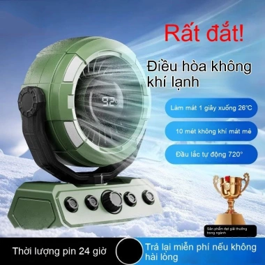 Quạt ngoài trời sạc lại 2.025 - Làm mát yên tĩnh, pin dài, phù hợp bàn văn phòng, giảm còn 1.249.500₫ 2 Quạt ngoài trời sạc lại 2.025 - Làm mát yên tĩnh, pin dài, phù hợp bàn văn phòng, giảm còn 1.249.500₫ 2