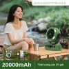 Quạt ngoài trời sạc lại 2.025 - Làm mát yên tĩnh, pin dài, phù hợp bàn văn phòng, giảm còn 1.249.500₫ 10