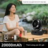 Quạt ngoài trời sạc lại 2.025 - Làm mát yên tĩnh, pin dài, phù hợp bàn văn phòng, giảm còn 1.249.500₫ 11