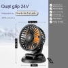 Quạt ô tô 12V/24V hai đầu USB - Làm mát nội thất, dùng cho xe tải, ô tô và nhà, giá 118.300 VND 16