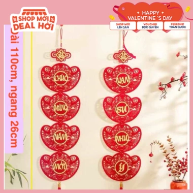 Quạt Phúc Lộc Thọ Tết Trang Trí Combo 4 Quạt Giá Ưu Đãi 39.999đ