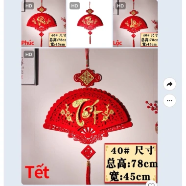 Quạt Phúc Lộc Thọ Tết Trang Trí Combo 4 Quạt Giá Ưu Đãi 39.999đ 7 Quạt Phúc Lộc Thọ Tết Trang Trí Combo 4 Quạt Giá Ưu Đãi 39.999đ 7