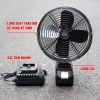 Quạt Pin Boshun 8 inch 2 Cấp Độ Gió 7 Tiếng Liên Tục, Chân Pin Phổ Thông, Giá 199k 4
