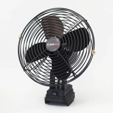 Quạt Pin Boshun 8 inch 2 Cấp Độ Gió 7 Tiếng Liên Tục, Chân Pin Phổ Thông, Giá 199k 8