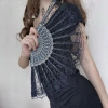 Quạt ren họa tiết cosplay lolita - Ghiền Cói chụp ảnh lễ tết, chỉ 29.000₫ 2
