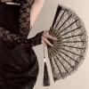 Quạt ren họa tiết cosplay lolita - Ghiền Cói chụp ảnh lễ tết, chỉ 29.000₫ 4