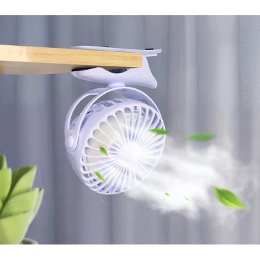 Quạt sạc kẹp xe đẩy Yoobao F04 6.400mAh - xoay 360 độ, pin lâu, giá 300k