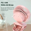 Quạt Sạc Mini Pin 30.000mAh GF07 - Kẹp Bàn, Xe Đẩy, Du Lịch, Bảo Hành 6 Tháng 3