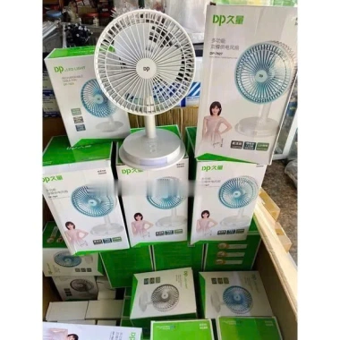 Quạt Sạc Tích Điện DP-7.627 + Đèn LED - Siêu Nhỏ Gọn, Tiện Lợi, Không Chiếm Diện Tích, Giá Ưu Đãi 259k 9