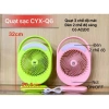 Quạt sạc tích điện Lớn công suất mạnh, pin lâu, di động - Giá chỉ 229.000đ giảm từ 283.960đ