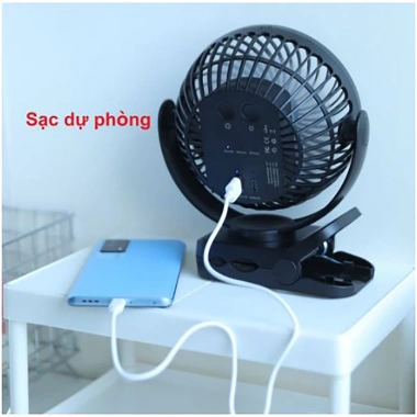 Quạt sạc Yoobao F08 8.000mAh - Chạy liên tục 30h, giá chỉ 425.000₫, giảm 127.500₫ 2