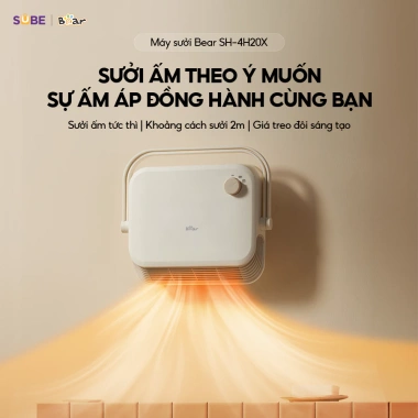 Quạt Sưởi Gốm Bear SH 4H20X Máy sưởi nhà tắm gió nóng lạnh 4 mùa, tiết kiệm điện 3 Quạt Sưởi Gốm Bear SH 4H20X Máy sưởi nhà tắm gió nóng lạnh 4 mùa, tiết kiệm điện 3