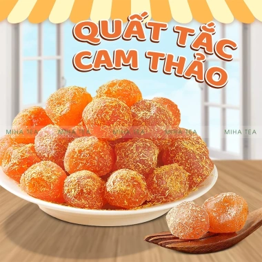 Quất tắc cam thảo sấy nguyên trái 1kg - Kim quất cam thảo vị chua ngọt, giảm ho, tiêu đờm, giá 80.000₫ 2