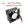 Quạt Tản Nhiệt 12V 6x6x2.5cm Không Chổi Than Linh Kiện Điện Tử QUỲNH DIỄN Giá Ưu Đãi 31.213₫