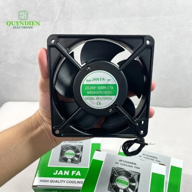 Quạt Tản Nhiệt 220V JANFA 12x12x3.8cm - Tủ Điện, Quạt Thông Gió, Motor Dây Đồng, Giá Ưu Đãi 151k 5