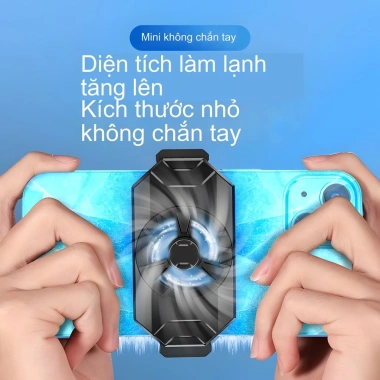 Quạt tản nhiệt điện thoại Coolsen - Làm mát livestream game, kẹp gài sau, giao nhanh, chỉ 82.000₫ 3