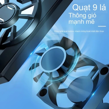 Quạt tản nhiệt điện thoại Coolsen - Làm mát livestream game, kẹp gài sau, giao nhanh, chỉ 82.000₫ 4