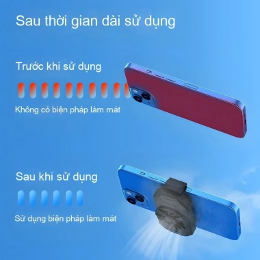 Quạt tản nhiệt điện thoại Coolsen - Làm mát livestream game, kẹp gài sau, giao nhanh, chỉ 82.000₫ 7