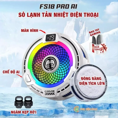 Quạt tản nhiệt điện thoại sò lạnh X12 X65 FS18 - Chỉ 100k, làm mát, bảo vệ 9