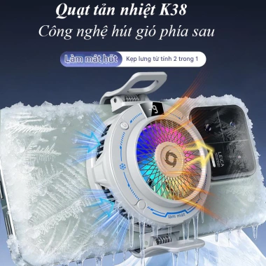 Quạt Tản Nhiệt Điện Thoại X76A Pro, K38, S32A – Làm Lạnh Nhanh Tăng FPS, Giá 84K