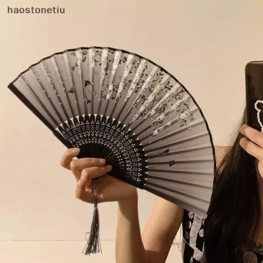 Quạt Tay Gấp NS Phong Cách Trung Hoa Retro Lụa Hoa Nam Nữ Giá 61.600₫