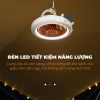 Quạt tích điện để bàn KAW - Đầu xoay tự động 180°, đèn LED, quai treo đa năng, sạc USB - 305.900₫ 6