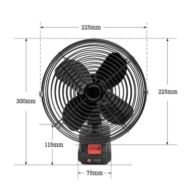 Quạt Tích Điện Mini Thái Hà 10 Cell Để Bàn - Làm Mát Cực Nhanh, Dùng Nhiều Giờ, Giá 125k 6