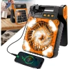Quạt Tích Điện Sạc Năng Lượng Mặt Trời - Di Động, Tiết Kiệm, Chỉ 499.000₫