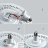 Quạt trần 45W E27 có đèn, đế tròn, kèm đui - Phòng ngủ, phòng khách, giá 225.000 2