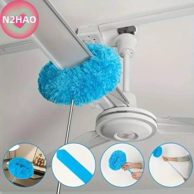 Quạt trần sợi nhỏ N2HAO – Tay cầm dài, bàn chải đa năng, làm sạch nhanh 70.070₫ 3
