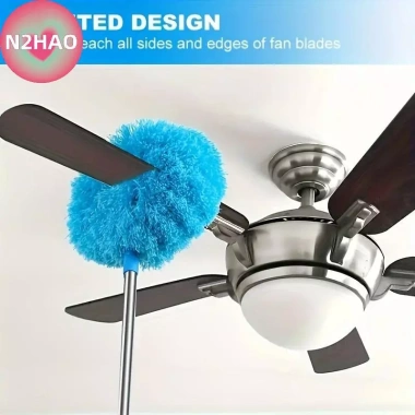 Quạt trần sợi nhỏ N2HAO – Tay cầm dài, bàn chải đa năng, làm sạch nhanh 70.070₫ 5