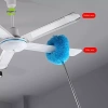 Quạt trần Tooppnn microfiber 80cm - Khăn lau bụi & bàn chải tái dùng, làm sạch nhà nhanh