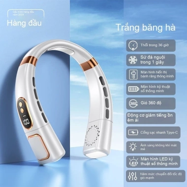 Quạt treo cổ di động USB không cánh, yên tĩnh, nhỏ gọn, đa chức năng - 153.300 VND 14 Quạt treo cổ di động USB không cánh, yên tĩnh, nhỏ gọn, đa chức năng - 153.300 VND 14