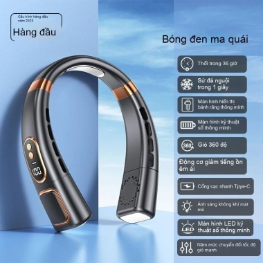 Quạt treo cổ di động USB không cánh, yên tĩnh, nhỏ gọn, đa chức năng - 153.300 VND 15 Quạt treo cổ di động USB không cánh, yên tĩnh, nhỏ gọn, đa chức năng - 153.300 VND 15