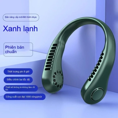 Quạt treo cổ di động USB không cánh, yên tĩnh, nhỏ gọn, đa chức năng - 153.300 VND 20 Quạt treo cổ di động USB không cánh, yên tĩnh, nhỏ gọn, đa chức năng - 153.300 VND 20