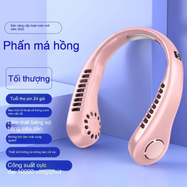 Quạt treo cổ di động USB không cánh, yên tĩnh, nhỏ gọn, đa chức năng - 153.300 VND 25 Quạt treo cổ di động USB không cánh, yên tĩnh, nhỏ gọn, đa chức năng - 153.300 VND 25