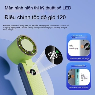 Quạt treo cổ gập lại mini USB, yên tĩnh 120 tốc độ, công suất cao, tiết kiệm năng lượng, chỉ 200.900₫ 7