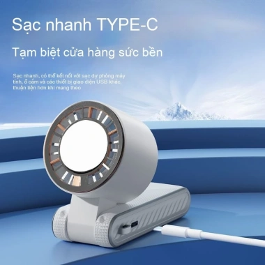Quạt treo cổ gập lại mini USB, yên tĩnh 120 tốc độ, công suất cao, tiết kiệm năng lượng, chỉ 200.900₫ 9