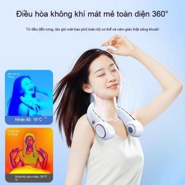 Quạt treo cổ sạc USB – Làm mát cho sinh viên, lớp học, ngoài trời, 142.800₫ 4 Quạt treo cổ sạc USB – Làm mát cho sinh viên, lớp học, ngoài trời, 142.800₫ 4