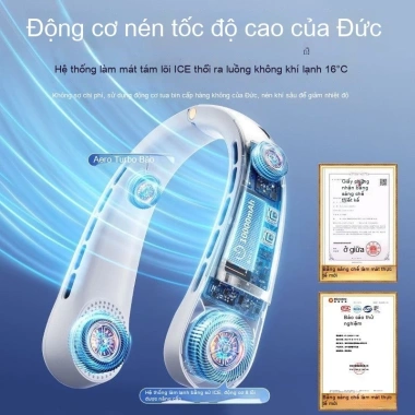 Quạt treo cổ sạc USB – Làm mát cho sinh viên, lớp học, ngoài trời, 142.800₫ 8 Quạt treo cổ sạc USB – Làm mát cho sinh viên, lớp học, ngoài trời, 142.800₫ 8
