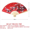 Quạt treo tường cỡ lớn - Quạt giấy in hình cành đào đón xuân, giảm giá 149.000 3