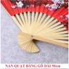 Quạt treo tường cỡ lớn - Quạt giấy in hình cành đào đón xuân, giảm giá 149.000 7