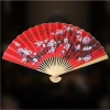 Quạt treo tường cỡ lớn - Quạt giấy in hình cành đào đón xuân, giảm giá 149.000 8