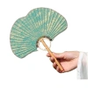 Quạt Tròn GOJO Ginkgo Đảo Cụ Khiêu Vũ Hai Mặt Xám Vintage, Di Động, Trang Trí Mùa Hè - 77.330đ 10