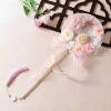 Quạt Tròn Vintage NAMSHEVA Hoa Bướm Vải Tay Cầm Dài - Phong Cách Retro Cô Dâu, Giá Ưu Đãi 88.110₫ 5