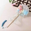 Quạt Tròn Vintage NAMSHEVA Hoa Bướm Vải Tay Cầm Dài - Phong Cách Retro Cô Dâu, Giá Ưu Đãi 88.110₫ 6