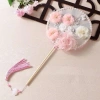 Quạt Tròn Vintage NAMSHEVA Hoa Bướm Vải Tay Cầm Dài - Phong Cách Retro Cô Dâu, Giá Ưu Đãi 88.110₫ 8