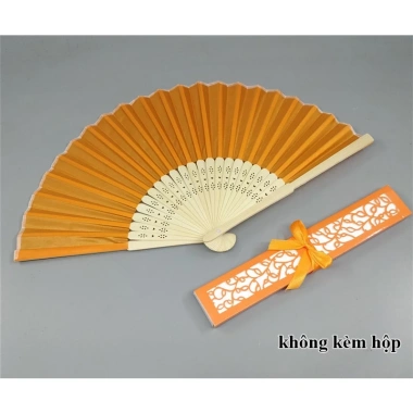 Quạt Xếp Bằng Tre Lụa Đen 21cm - Trang Trí Bàn Phong Cách Trung Hoa, Phụ Kiện Chụp Ảnh, Giá 25.000 VND 9